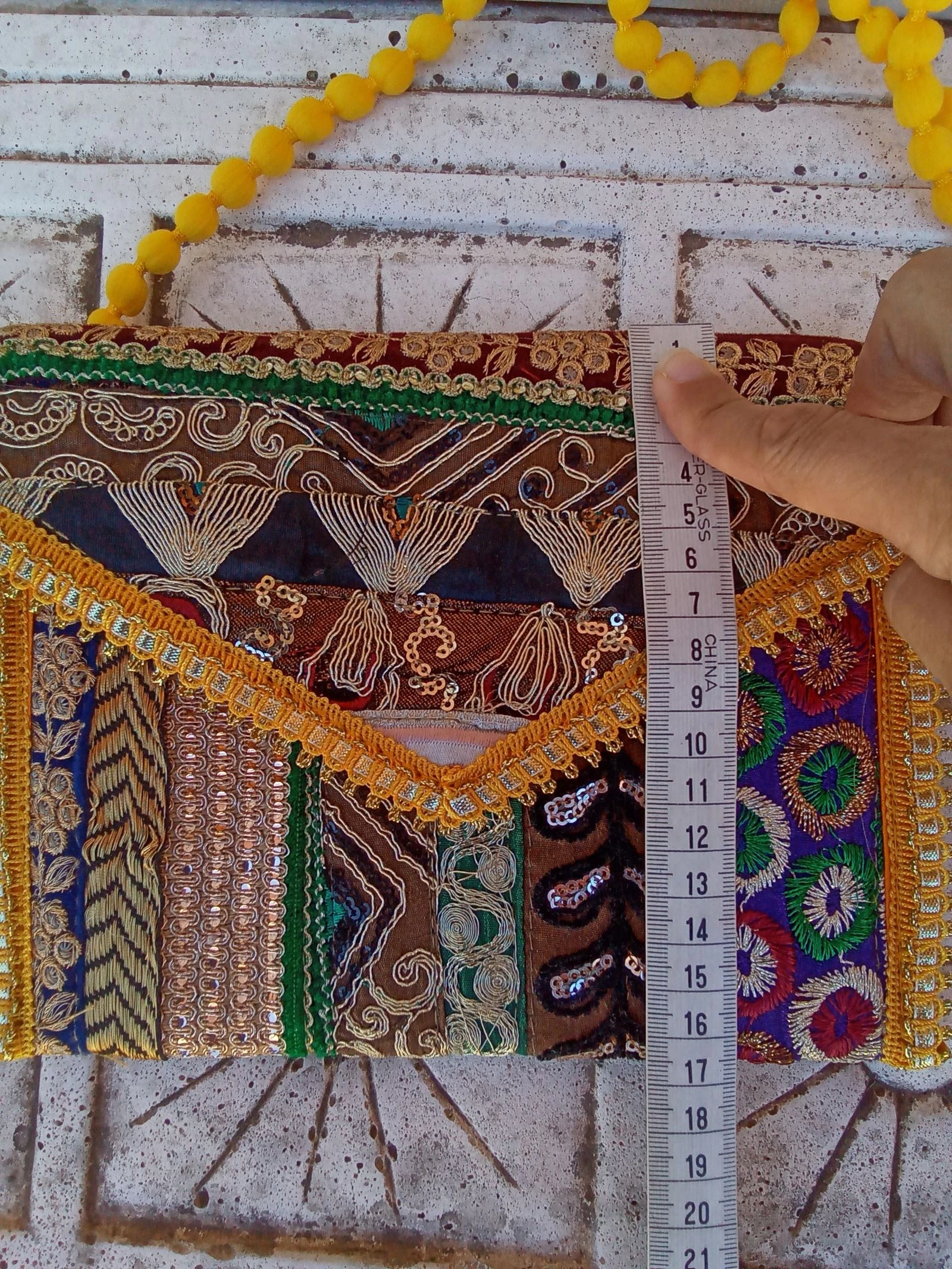 Bolsa India bordada multicolor – photo 6